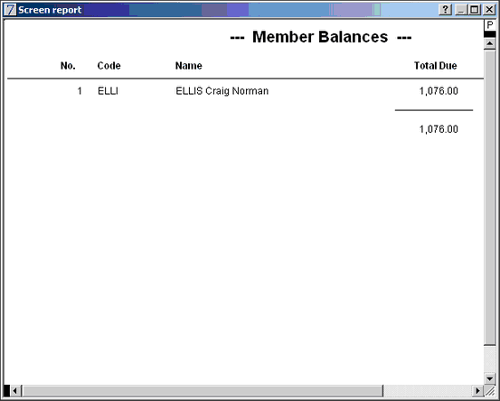 member balances example